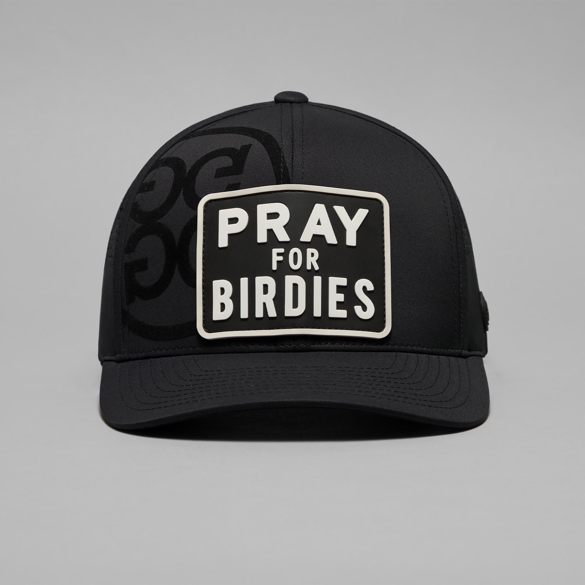 G/FORE Pray For Birdies Perforated Delta Snapback Onyx